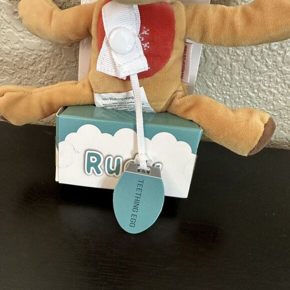 Rudy Pacifier Clip The teething pal christmas holiday winter infant Teething Egg - Picture 2 of 7
